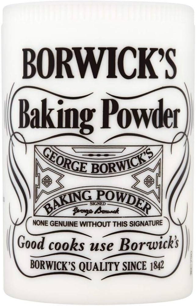 Borwick's Baking Powder tub